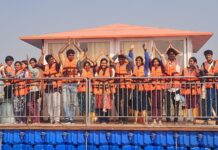 त्रिवेणी संगम में हुआ उत्तर और दक्षिण भारत की संस्कृति का समागम